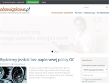 Tablet Screenshot of posrednik.obowiazkowe.pl