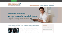 Desktop Screenshot of obowiazkowe.pl